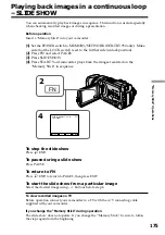 Предварительный просмотр 175 страницы Sony Handycam DCR-TRV940 Operating Instructions Manual