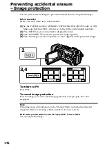 Предварительный просмотр 176 страницы Sony Handycam DCR-TRV940 Operating Instructions Manual