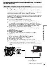 Предварительный просмотр 189 страницы Sony Handycam DCR-TRV940 Operating Instructions Manual