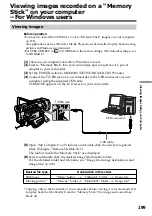 Предварительный просмотр 199 страницы Sony Handycam DCR-TRV940 Operating Instructions Manual