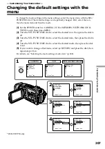 Предварительный просмотр 207 страницы Sony Handycam DCR-TRV940 Operating Instructions Manual