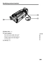 Предварительный просмотр 249 страницы Sony Handycam DCR-TRV940 Operating Instructions Manual