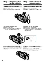 Preview for 24 page of Sony Handycam DCR-TRV940E Operating Instructions Manual