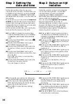 Preview for 30 page of Sony Handycam DCR-TRV940E Operating Instructions Manual