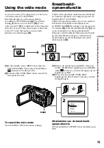 Предварительный просмотр 71 страницы Sony Handycam DCR-TRV940E Operating Instructions Manual