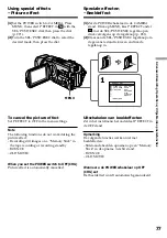 Предварительный просмотр 77 страницы Sony Handycam DCR-TRV940E Operating Instructions Manual