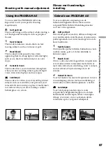 Preview for 87 page of Sony Handycam DCR-TRV940E Operating Instructions Manual