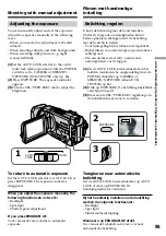 Preview for 95 page of Sony Handycam DCR-TRV940E Operating Instructions Manual