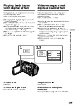 Preview for 109 page of Sony Handycam DCR-TRV940E Operating Instructions Manual