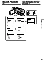 Предварительный просмотр 129 страницы Sony Handycam DCR-TRV940E Operating Instructions Manual