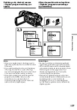 Предварительный просмотр 137 страницы Sony Handycam DCR-TRV940E Operating Instructions Manual