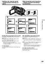 Предварительный просмотр 139 страницы Sony Handycam DCR-TRV940E Operating Instructions Manual