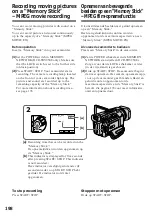 Предварительный просмотр 198 страницы Sony Handycam DCR-TRV940E Operating Instructions Manual