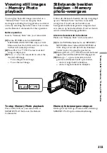 Предварительный просмотр 211 страницы Sony Handycam DCR-TRV940E Operating Instructions Manual