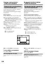 Предварительный просмотр 218 страницы Sony Handycam DCR-TRV940E Operating Instructions Manual