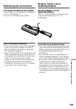 Предварительный просмотр 341 страницы Sony Handycam DCR-TRV940E Operating Instructions Manual