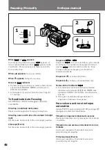 Preview for 48 page of Sony Handycam DCR-VX1000E Operation Manual