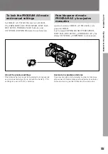 Preview for 55 page of Sony Handycam DCR-VX1000E Operation Manual