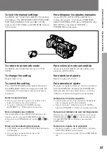 Preview for 57 page of Sony Handycam DCR-VX1000E Operation Manual