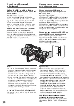 Preview for 68 page of Sony Handycam DCR-VX2100E Operating Instructions Manual