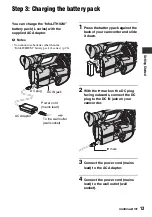 Предварительный просмотр 13 страницы Sony Handycam HDR-AX2000E Operating Manual