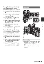 Предварительный просмотр 35 страницы Sony Handycam HDR-AX2000E Operating Manual