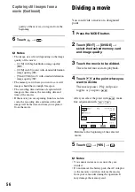 Предварительный просмотр 56 страницы Sony Handycam HDR-AX2000E Operating Manual