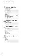 Предварительный просмотр 64 страницы Sony Handycam HDR-AX2000E Operating Manual