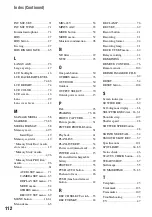 Предварительный просмотр 112 страницы Sony Handycam HDR-AX2000E Operating Manual