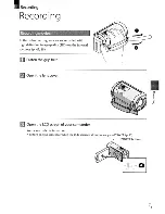 Предварительный просмотр 17 страницы Sony HANDYCAM HDR-CX100 Operation Manual