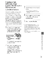 Предварительный просмотр 39 страницы Sony HANDYCAM HDR-CX100 Operation Manual