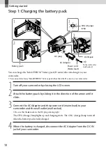 Preview for 10 page of Sony Handycam HDR-CX100E Operating Manual