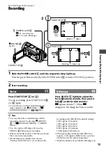 Preview for 13 page of Sony Handycam HDR-CX11E Operating Manual