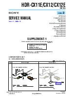 Предварительный просмотр 98 страницы Sony Handycam HDR-CX11E Service Manual