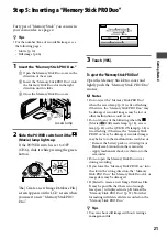 Preview for 21 page of Sony Handycam HDR-CX12 Handbook