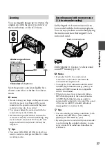 Preview for 27 page of Sony Handycam HDR-CX12 Handbook