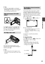 Preview for 29 page of Sony Handycam HDR-CX12 Handbook