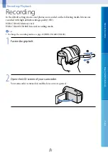 Preview for 23 page of Sony Handycam HDR-CX130E Handbook