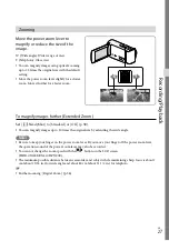 Предварительный просмотр 27 страницы Sony Handycam HDR-CX190E Operating Manual