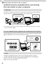 Предварительный просмотр 44 страницы Sony Handycam HDR-CX190E Operating Manual