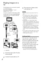 Предварительный просмотр 28 страницы Sony Handycam HDR-CX220E Operating Manual