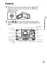 Предварительный просмотр 15 страницы Sony Handycam HDR-CX240 Operating Manual