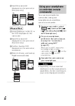 Предварительный просмотр 22 страницы Sony Handycam HDR-CX240 Operating Manual