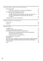 Preview for 10 page of Sony Handycam HDR-CX250E Operating Manual