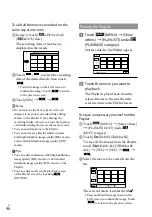 Preview for 46 page of Sony Handycam HDR-CX300 Handbook