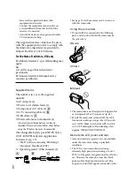 Preview for 8 page of Sony Handycam HDR-CX300 Operating Manual