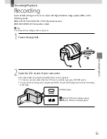 Preview for 23 page of Sony Handycam HDR-CX300 Operating Manual