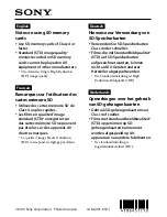 Preview for 199 page of Sony Handycam HDR-CX300 Operating Manual