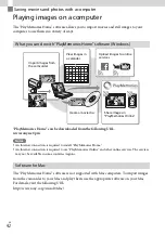 Preview for 42 page of Sony HandyCam HDR-CX400E Instruction & Operation Manual