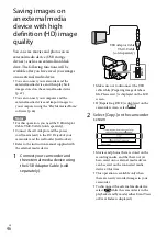 Preview for 46 page of Sony HandyCam HDR-CX400E Instruction & Operation Manual